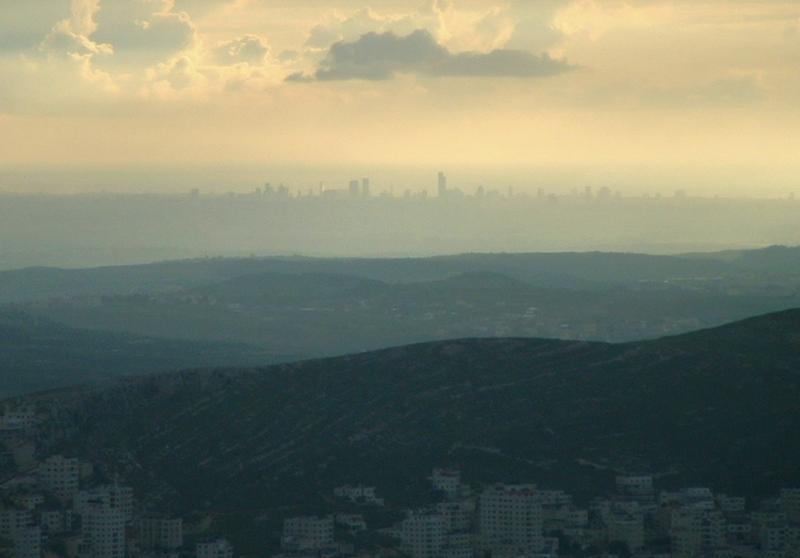 Photo: View of Tel Aviv from Mt. Ebal